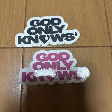 이와타 타카노리 GODONLYKNOWS 스티커