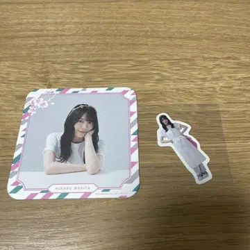 사쿠라자카46 모리타 히카루 사쿠라자카 카페 코스터&스티커