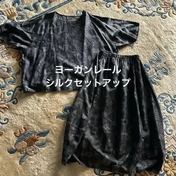 요건 레일 실크 셋업 블랙 가격 인하