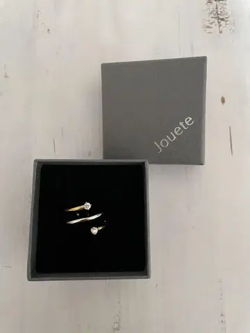 JOUETE(쥬에테) 지르코니아 골드 이어커프 반지
