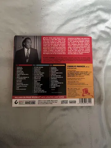 찰리 파커 한정판 3매 CD