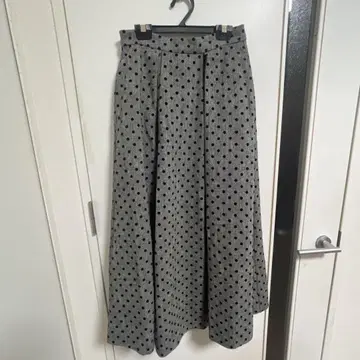 Herlipto tweed flocked long skirt