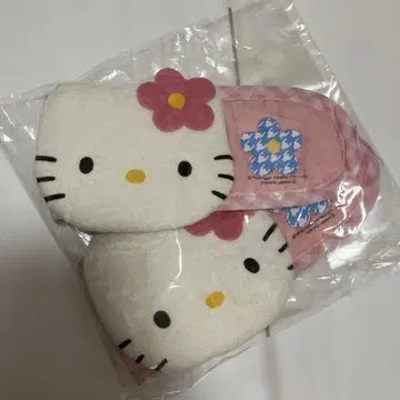 새상품 카오하나 키티 커튼 홀더 2점 세트 레어 헤이세이 레트로 산리오