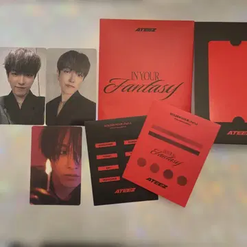 ateez in your fantasy 홍중 봉입 poca qr