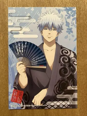 108 은혼 부채 시리즈 엽서 특전 사카타 긴토키