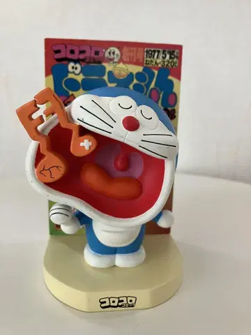 희귀 도라에몽 한정 코로코로 코믹 풀페이스 목 흔들 레어