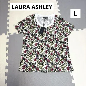 [새상품] LAURA ASHLEY 로라 애슐리 플라워 프린트 티셔츠 L