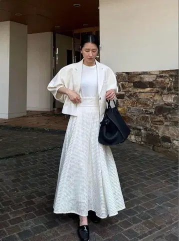 CLANE DOT MESH SKIRT