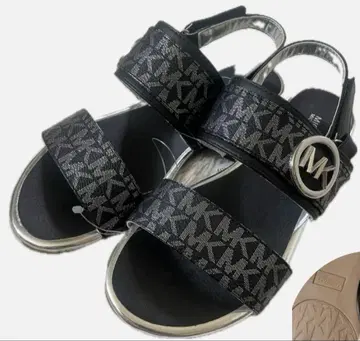 새상품 MICHEAL KORS 로고 샌들 상자 없음 23cm