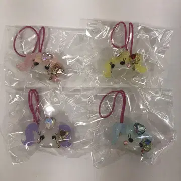 선 보석  4점 세트 속눈썹 가챠가챠 캡슐 토이