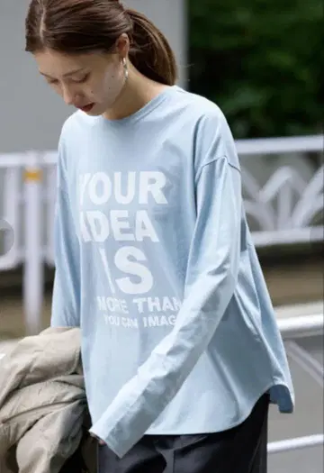 FRAMeWORK 로고 롱 Tee