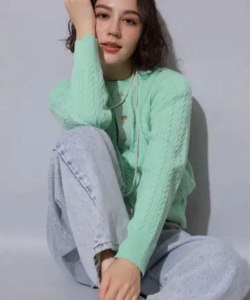 Arpege story 케이블 앙상블 민트