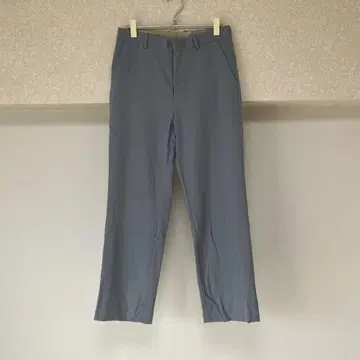 오라리 AURALEE 슬랙스 울 블루 스카이블루 스트레이트