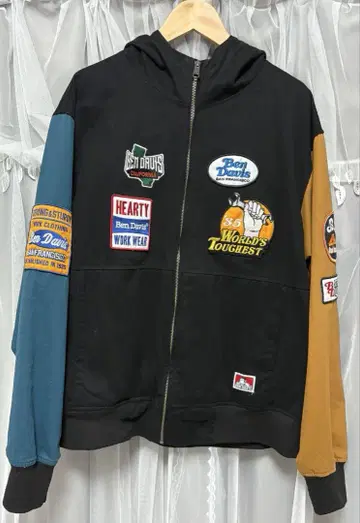 [ BEN DAVIS ] 후드 지퍼 블루종