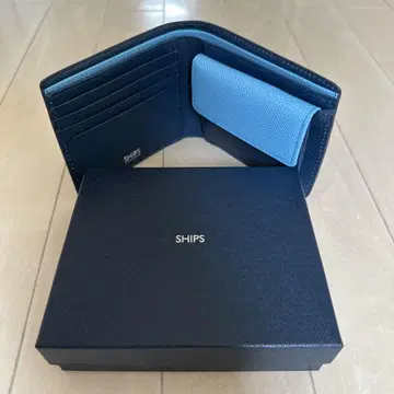 [미사용 새상품] 당일 발송 SHIPS 접이식 지갑 네이비 쉽스 지갑