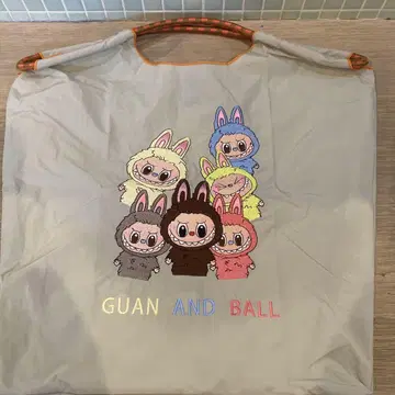 러브부 자수 백 GUAN AND BALL 토트백 빅 사이즈