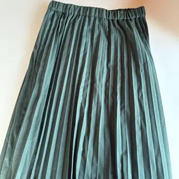 THREE FIFTY STANDARD 포레스트 그린 플리츠 스커트 L