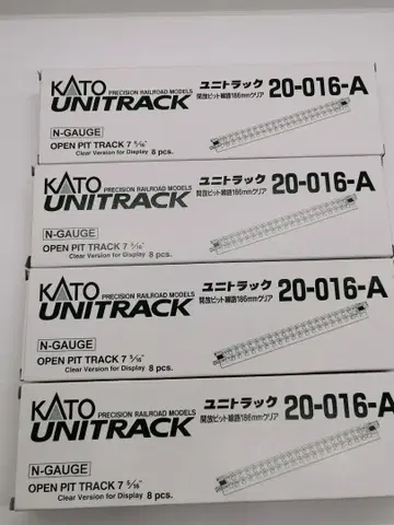 KATO 클리어 레일 8개 x 4상자 20-016-A