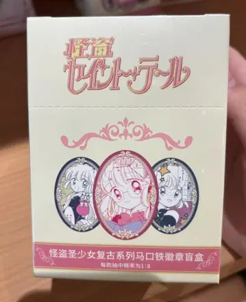 괴도 세인트 테일 중국 한정판 카페 캔뱃지 box