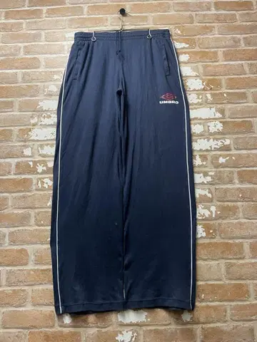 00s 엄브로 UMBRO 스웨트 팬츠 네이비 원포인트 y2k