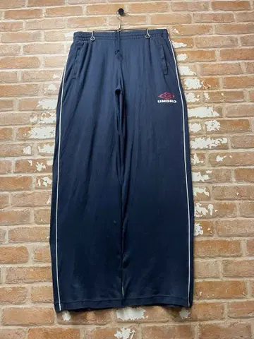 00s 엄브로 UMBRO 스웨트 팬츠 네이비 원포인트 y2k