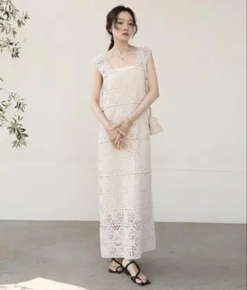 Bab 크로셰 롱 원피스