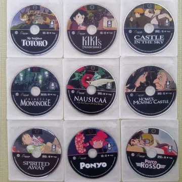 [북미판 DVD] 지브리 작품 9세트