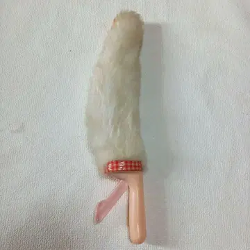 [쇼와 레트로] 화이트 고양이 손 완구 (고양이 냥냥 펀치 장난감?)