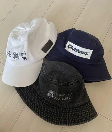 Clubhaus 모자 3세트