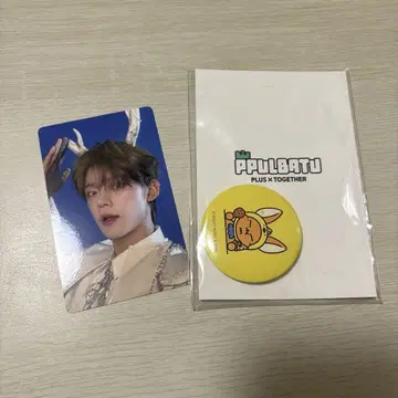 TXT 연준 뿔바투 트레이딩 카드 & 캔뱃지 세트