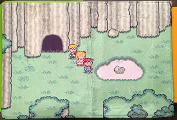 MOTHER2 어스바운드 밀키웰 플로어 매트 러그