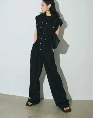 andrea&co [ AUBREY ] 더블 포켓 드로스트 올인원