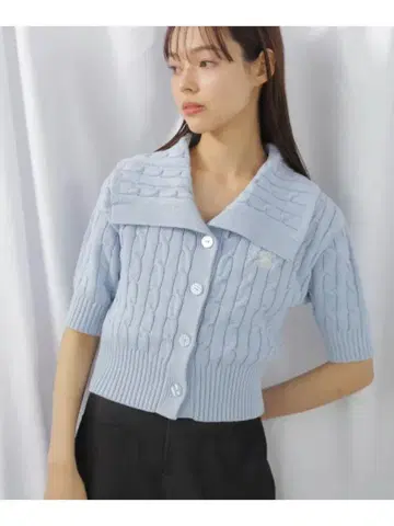 JILLby JILLSTUART 코튼 블렌드 케이블 니트