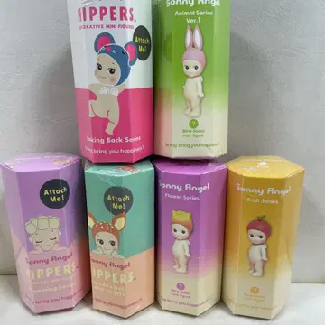 HIPPERS & Spunny Angel 미니 피규어 6개 세트