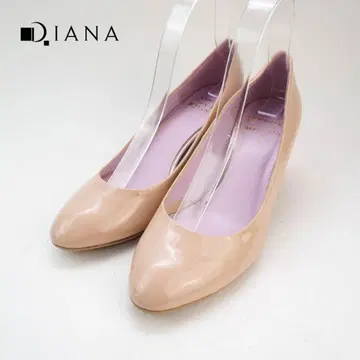 DIANA 24.0 펌프스 하이힐 에나멜 핑크 베이지/YC1