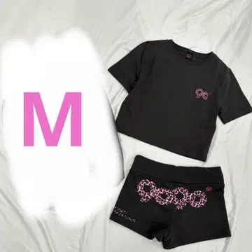 9090 girl 90Logo Girl Tee Micro Shorts M