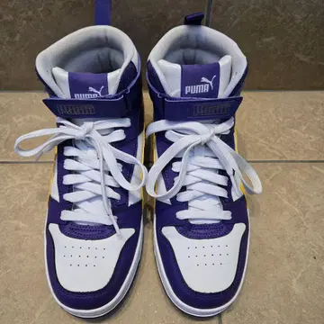 푸마 PUMA 리바운드 게임 하이컷 퍼플 26cm