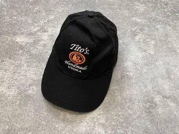 Tito's handmade vodka 기업 로고 자수 CAP black