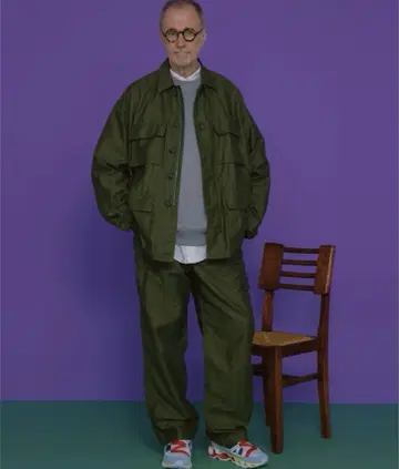 Graphpaper 코튼 몰스킨 밀리터리 자켓