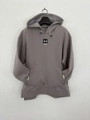 Under Armour 그레이 후드 부착 후드티 LG