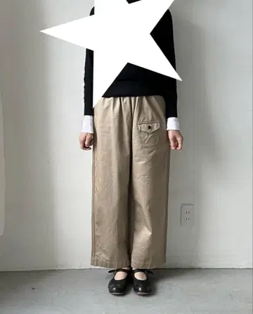 고쉬 카츠라기 와이드 팬츠