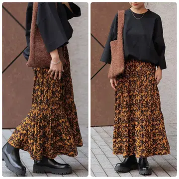 컨디션 최상 저널 스탠다드 리룸 마조리카 플리츠 이지 스커트