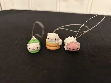 헤이세이 레트로 냥냥냥코 냥코 온천 스트랩 3종 세트