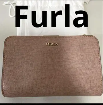 훌라 FURLA 반지갑 바빌론 핑크 L자형 파스나