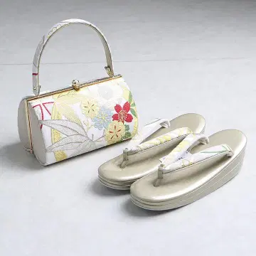 [새상품] 후리소데용 조리 백 세트 고전 패턴 03495