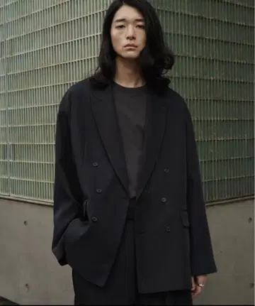 선착순! WYM 더블 브레스트 자켓 M 블랙