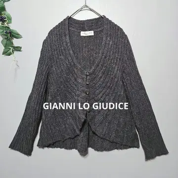 [ GIANNI LO GIUDICE ] 울 알파카 가디건 40 일본제