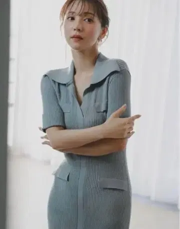 SNIDEL 스나이델 스키퍼 니트 원피스