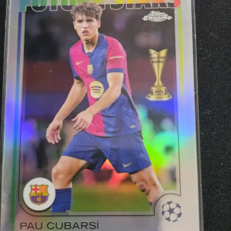 24/25 Topps Chrome Barcelona pow Cubarsi Refractor Soccer Card #바르셀로나,#포우쿠바르시,#축구카드,#탑스크롬  on Bunjang Global Site.