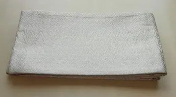 화이트 기하학 패턴 반폭 오비